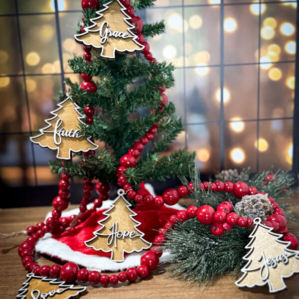 Faith-Inspired Christmas Tree Garland